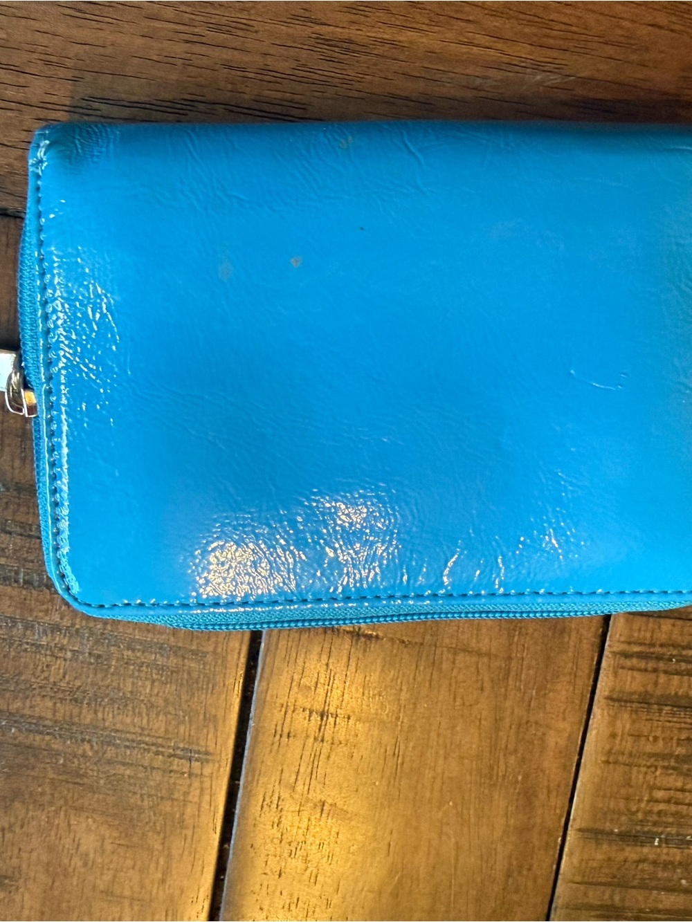 Bright Blue Women's Zip Wallet - HOBO International